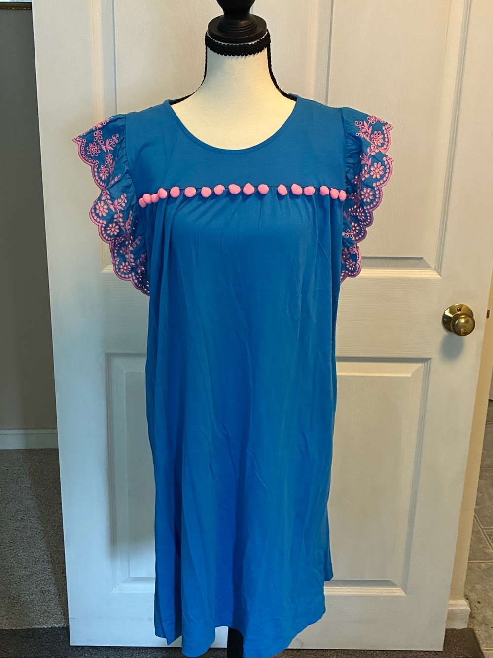 Lilly Pulitzer Ave Dress Blue Flare